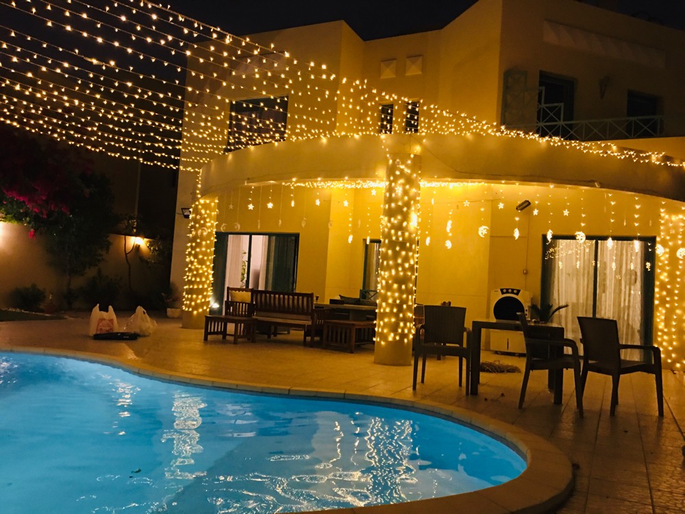 Star moon with fairy lights - 8