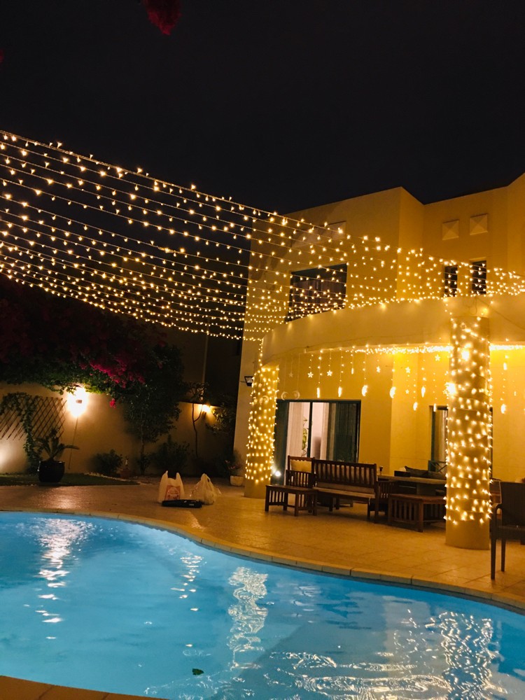 Star moon with fairy lights - 2