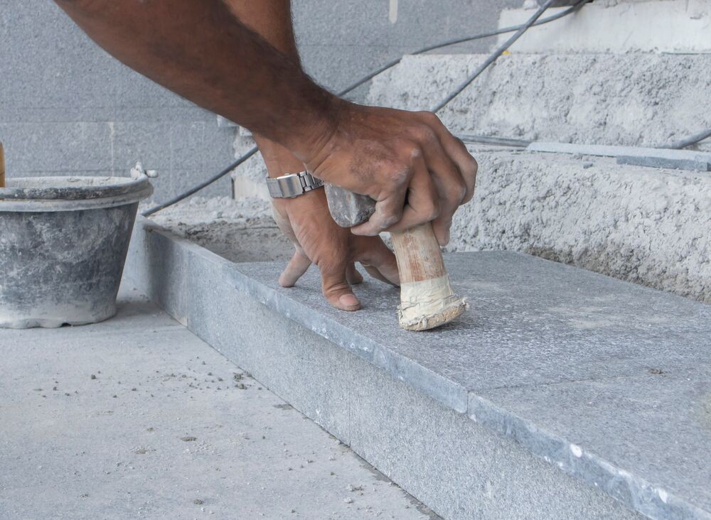 Tiles marble fixing Block work - 2