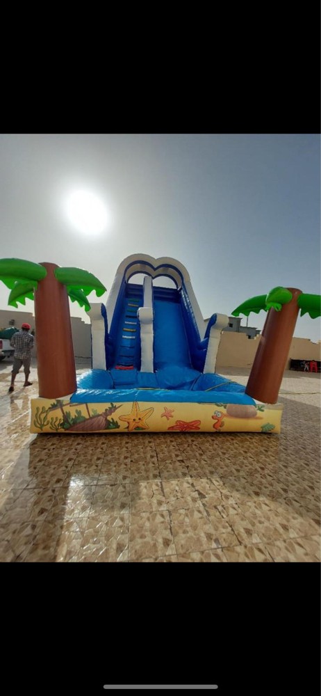 منزلق مائي مع بركة - 2