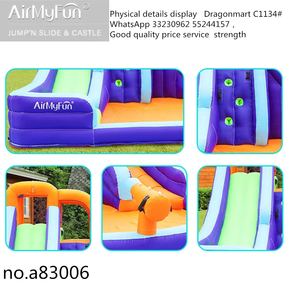 Water inflation  trampoline slide - 3
