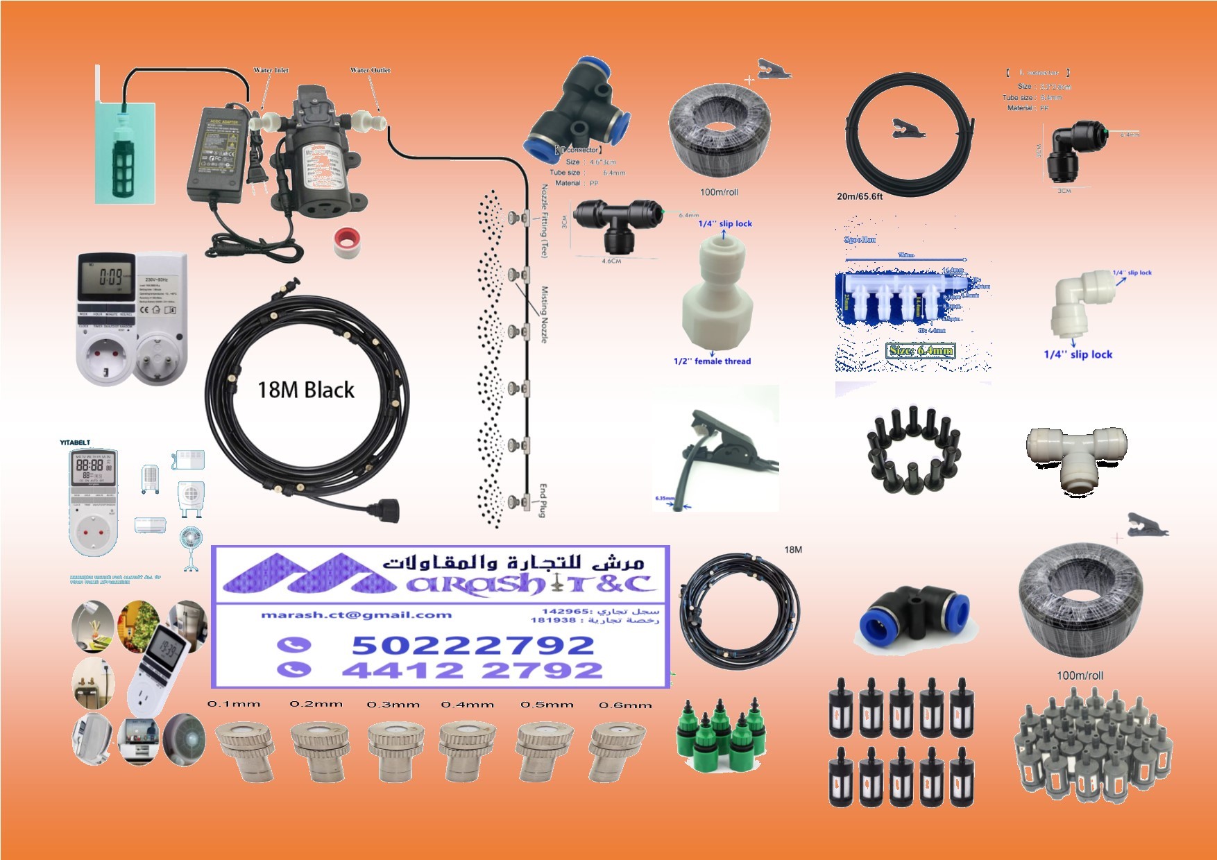 Kit Fog Watering Irrigation Sys - 3