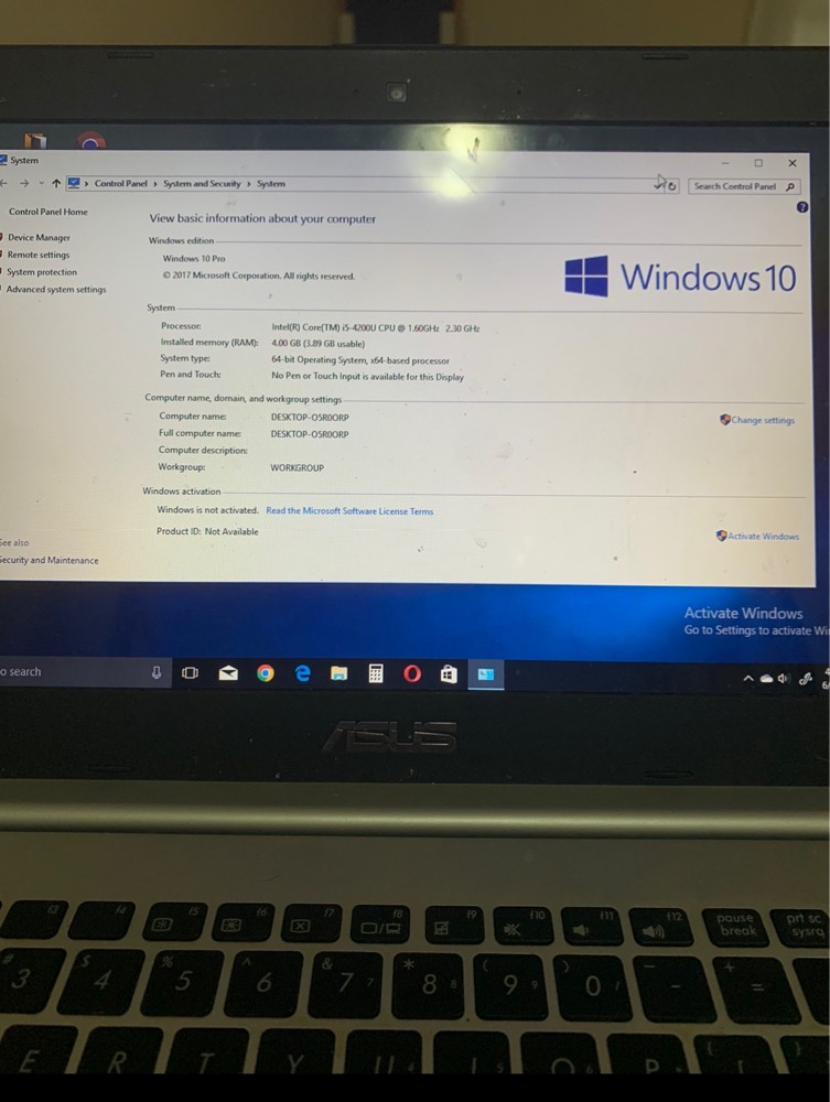 Asus A451L i5 haswell 4200U - 2
