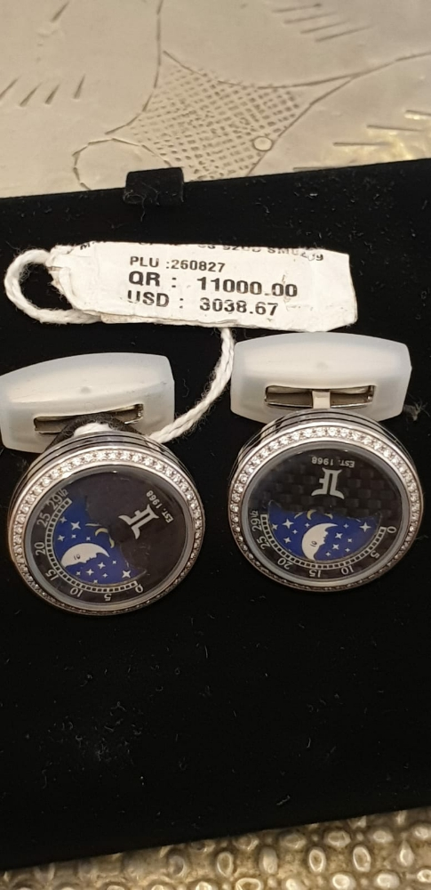 Diamond TF cufflinks - 1