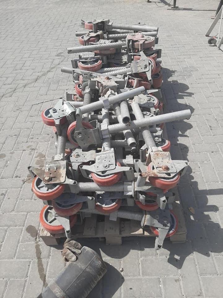 wheels scaffolding aluminum - 4