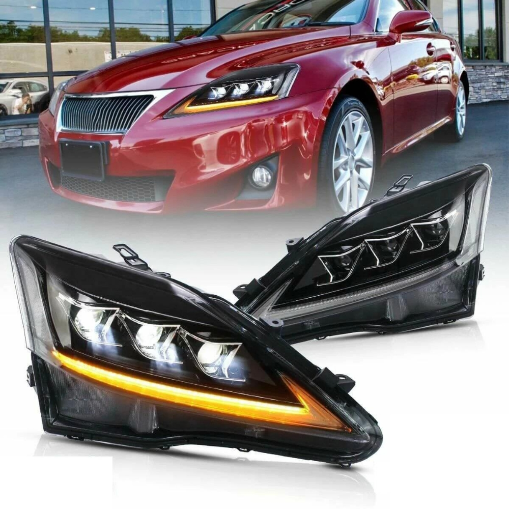 lexus is headlights - 2