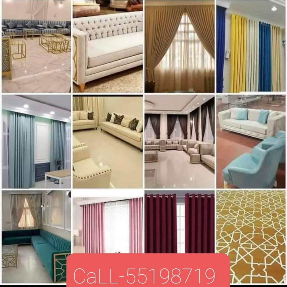 Sofa, chair,curtain - 13