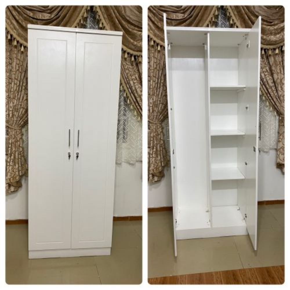 New Steel single Bed, Wardrobe - 6