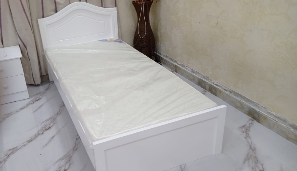 New Steel single Bed, Wardrobe - 2