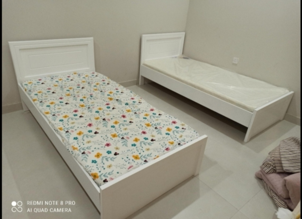 New Steel single Bed, Wardrobe - 13