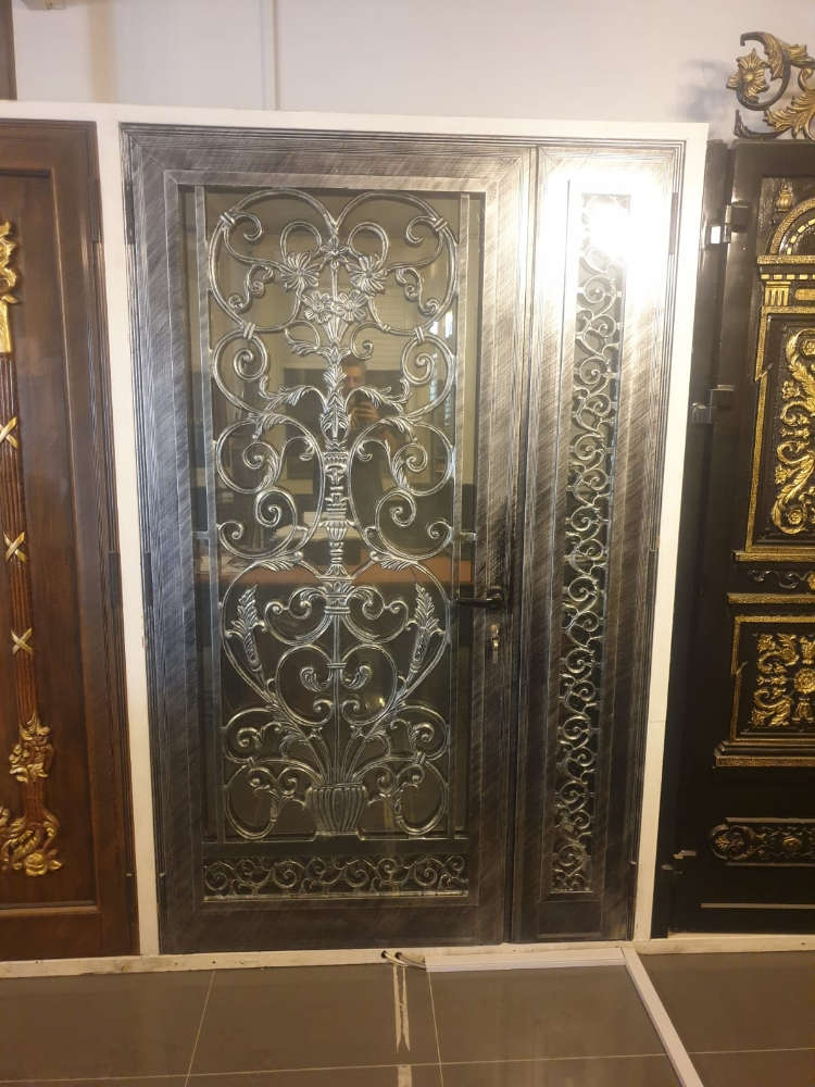 باب مدخل منفرد الومينيوم كامل - 8