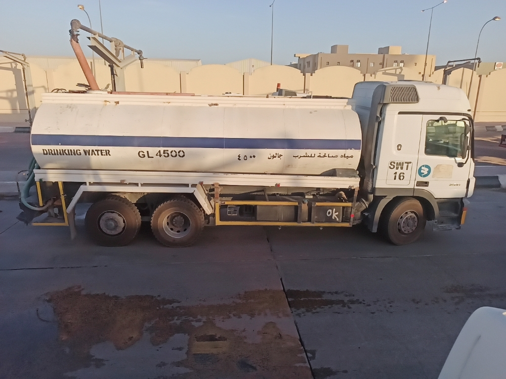 We supply drinking water in tanke - 1