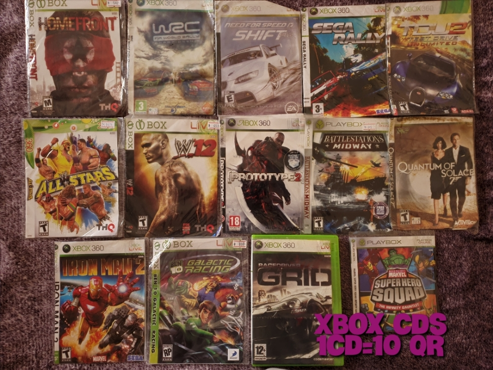 CDs  for Playstation 3 + 4 - 4