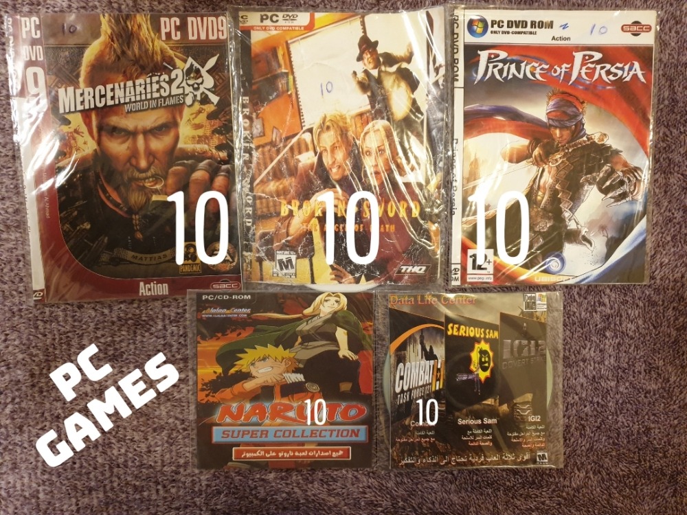 CDs  for Playstation 3 + 4 - 6