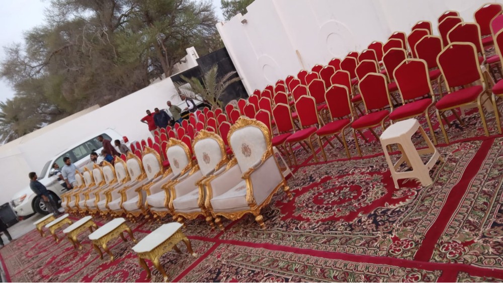 كراسي مخمل للمناسبات - 1