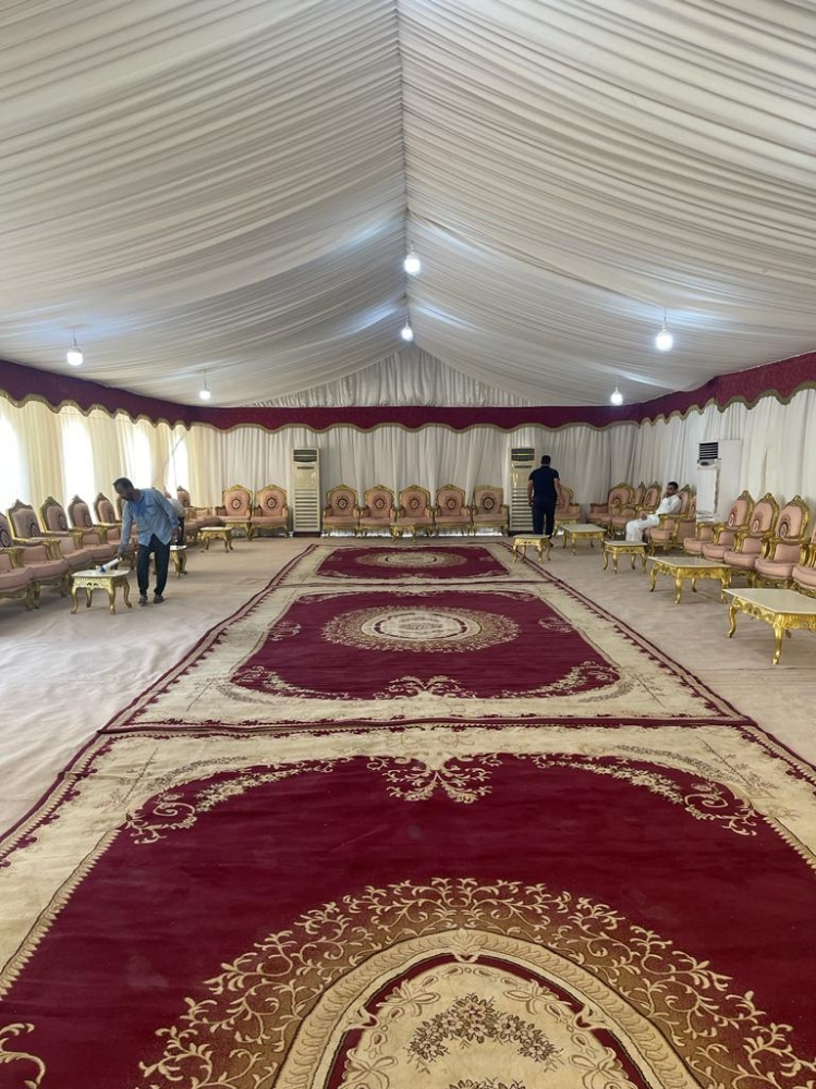 سجادة وكراسي للايجار وخيام عزاء - 5