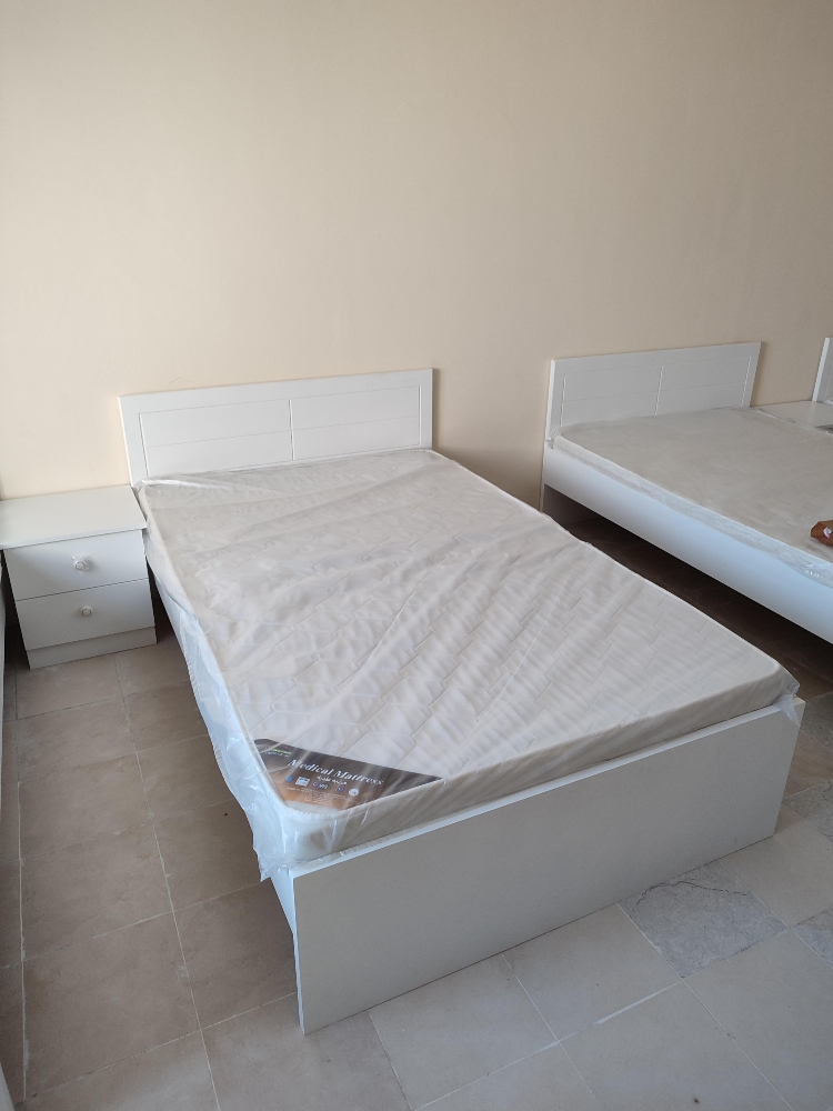 New Single Bed, Mattress, Cabinet - 5