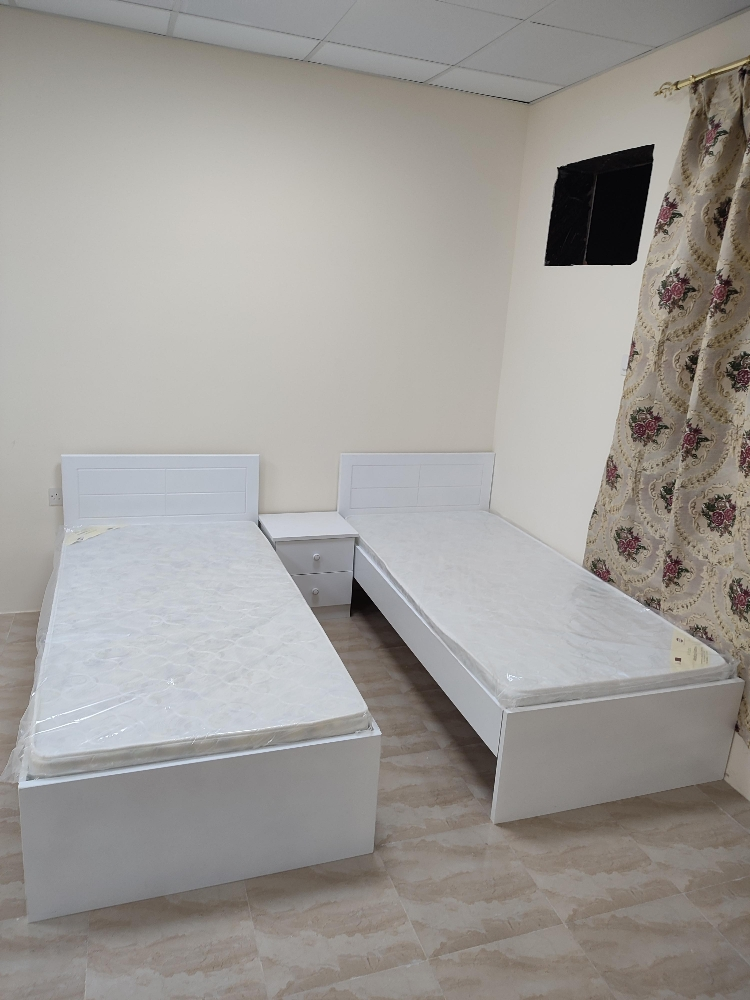 New Single Bed, Mattress, Cabinet - 2