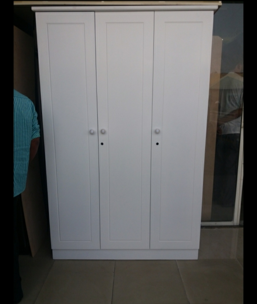 New Wood Bed, Steel Bed, Cabinet - 15