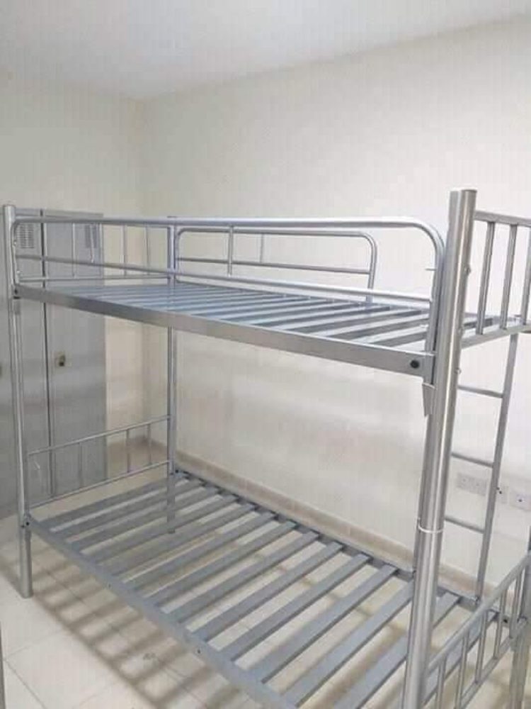 New Wood Bed, Steel Bed, Cabinet - 11