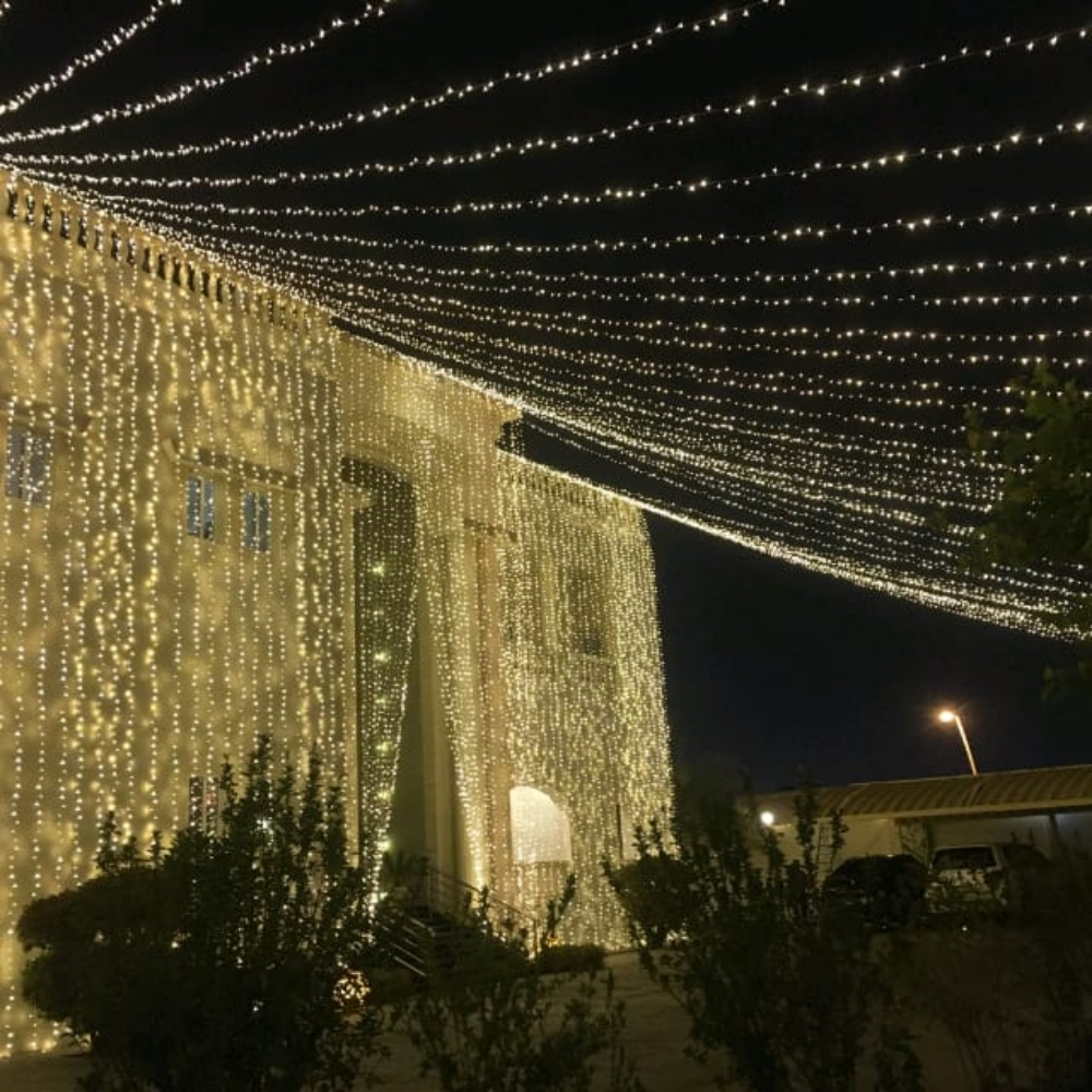 Lighting installation for wedding - 1