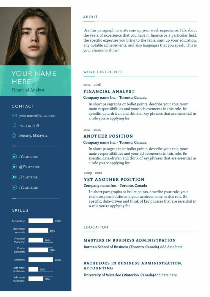 CV ( Professional CV) - 3