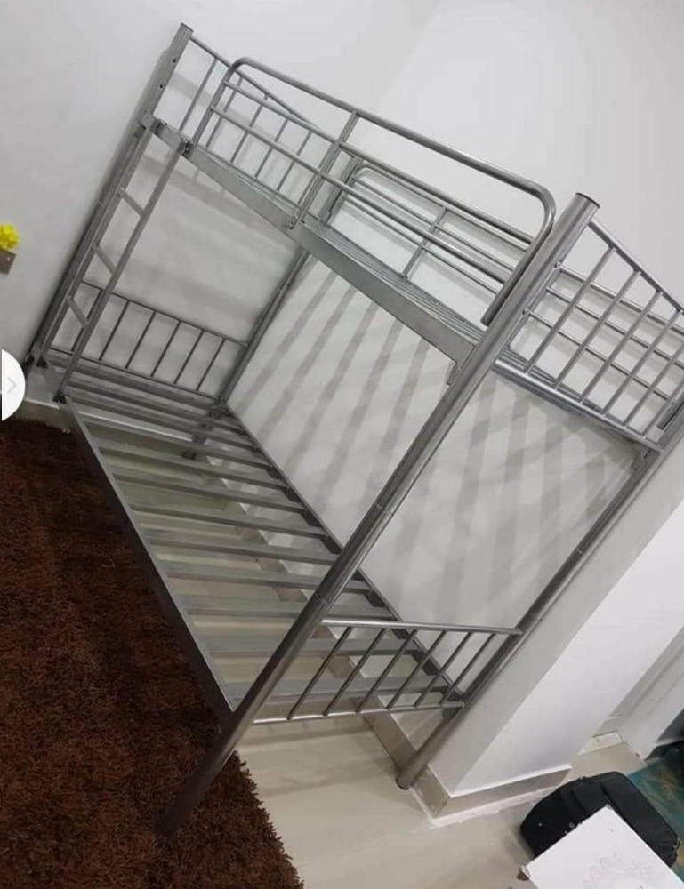 New Bunk Bed, Single Bed , Mattress - 14