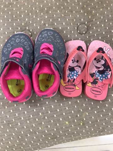 baby shoes and havaina slipper - 1