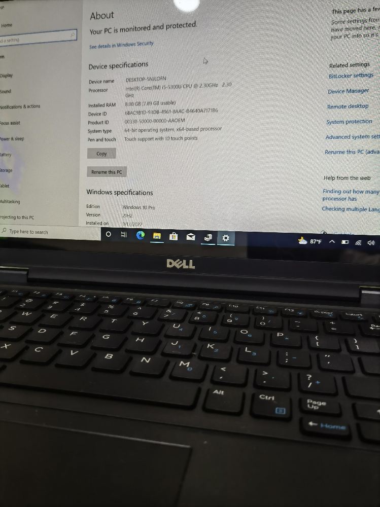 DELL  Latitude Touchscreen Laptop - 5