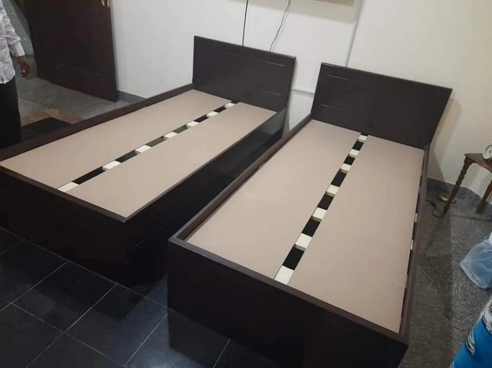 New Wooden & steel Bed,Wardrobe - 3