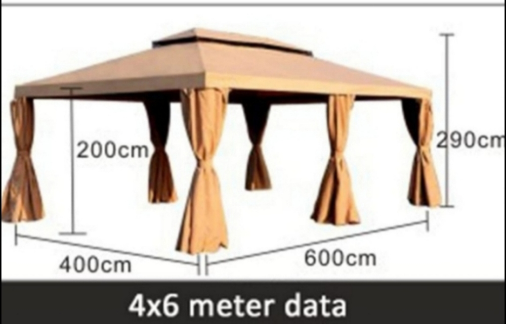 Tent size 4*6meters - 1