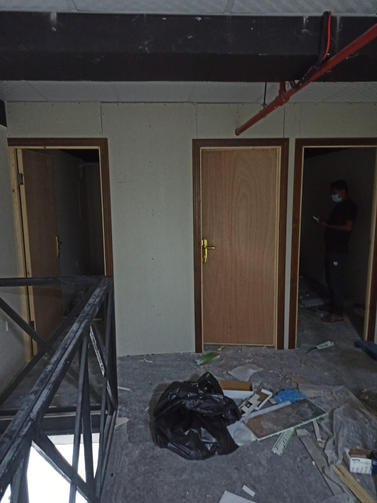 Gypsum board work - 2