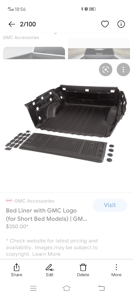 GMC truck bed liner original - 2