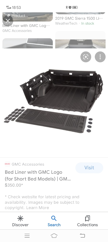 GMC truck bed liner original - 3