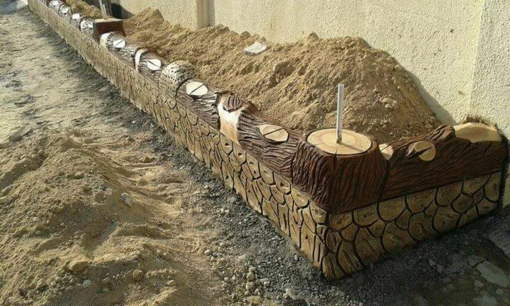 عمل جذوع وممرات بالديكور - 1