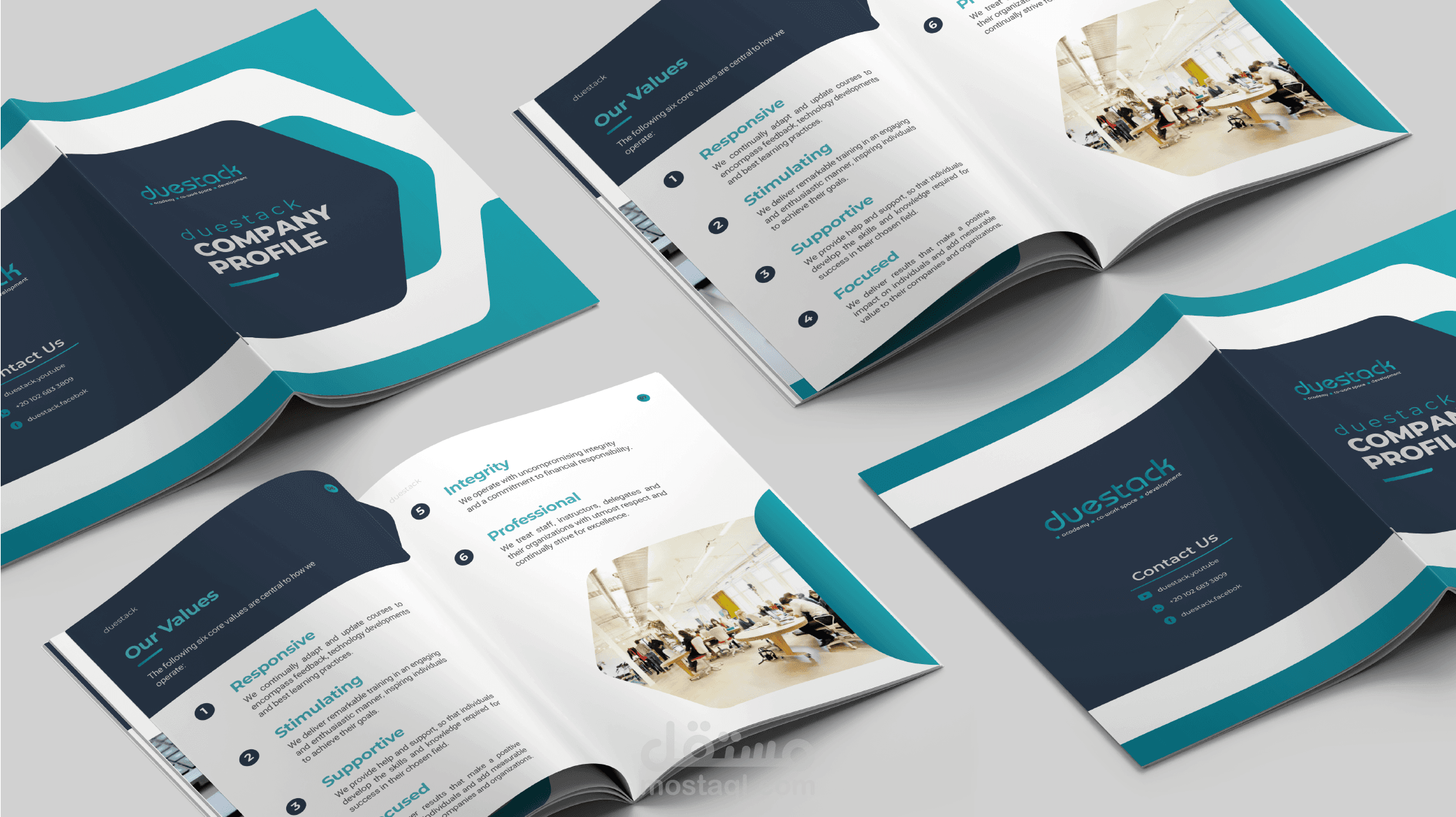 تصميم بروفايل احترافي للتعاقدات - 8
