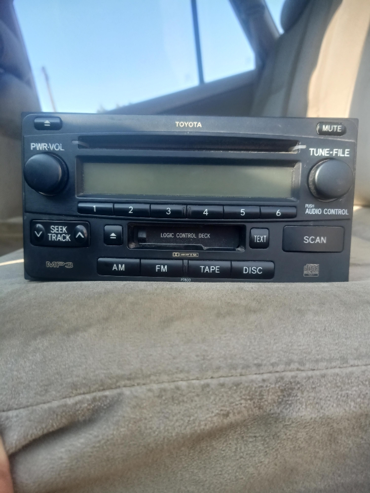 Toyota original stereo tape - 1