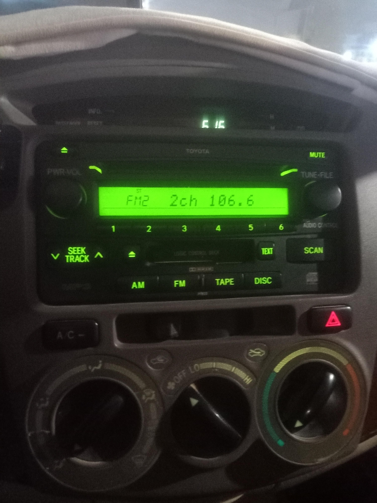 Toyota original stereo tape - 2