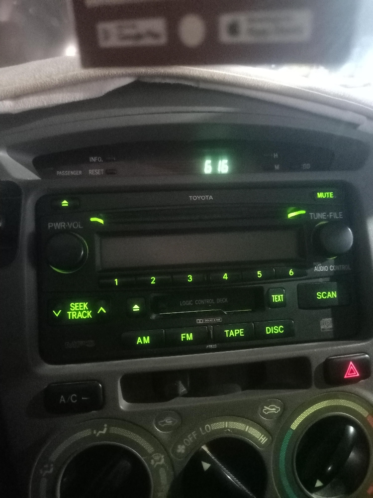 Toyota original stereo tape - 3