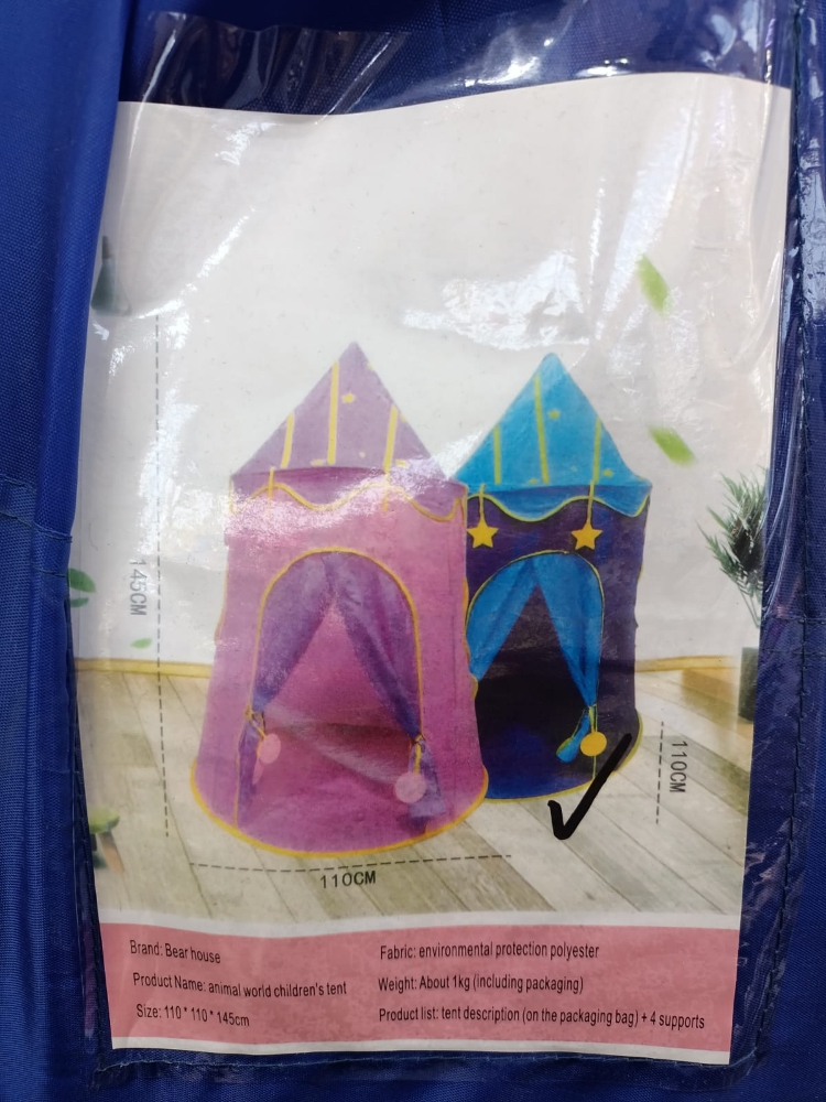 play house game tent floding - 2