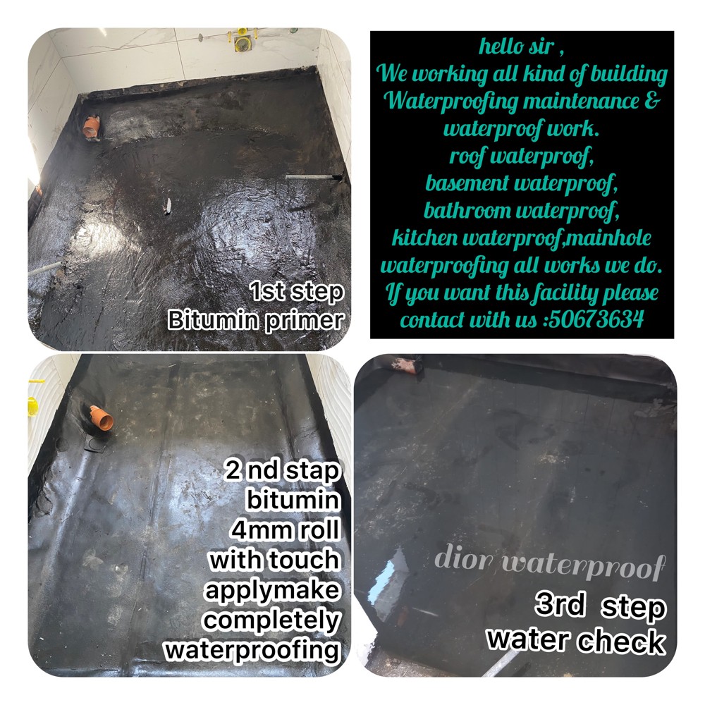  waterproofing work. - 3