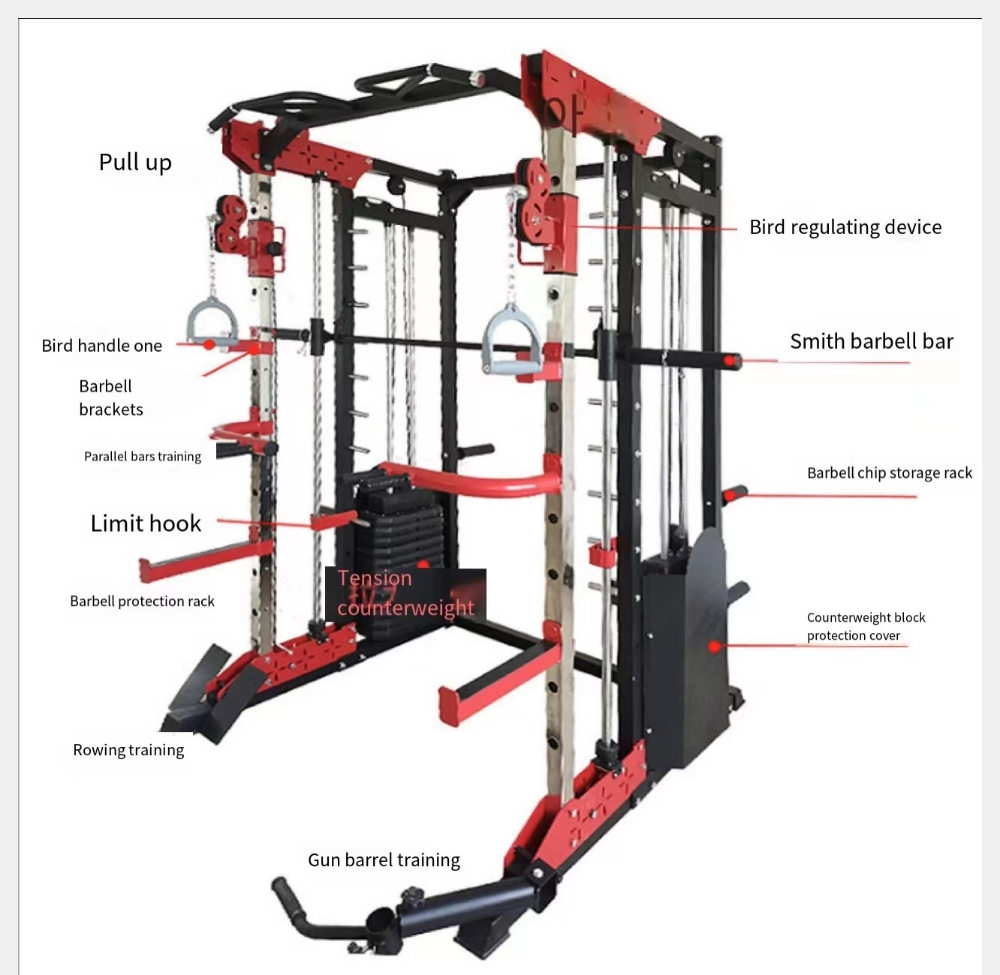 home gym weightlifting Smith - 2