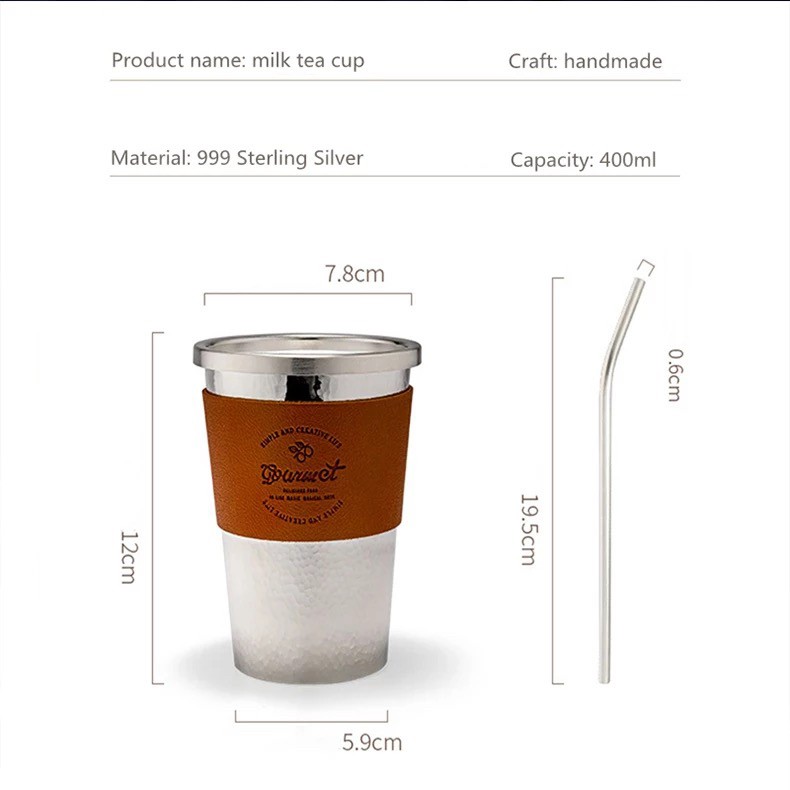 original sterling silver mug 999 - 3