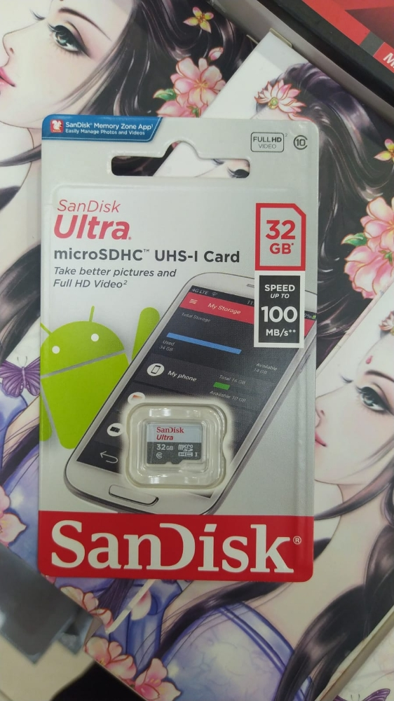 SanDisk 32GB memory - 4