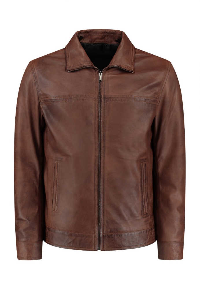 genuine leather jacket - 2