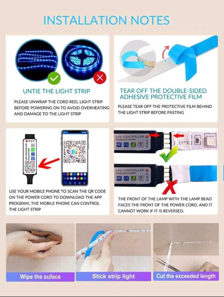 RGB LED light strip - 4