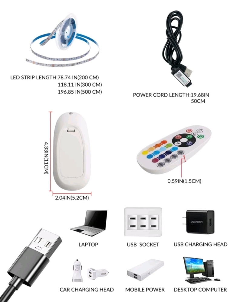 RGB LED light strip - 5