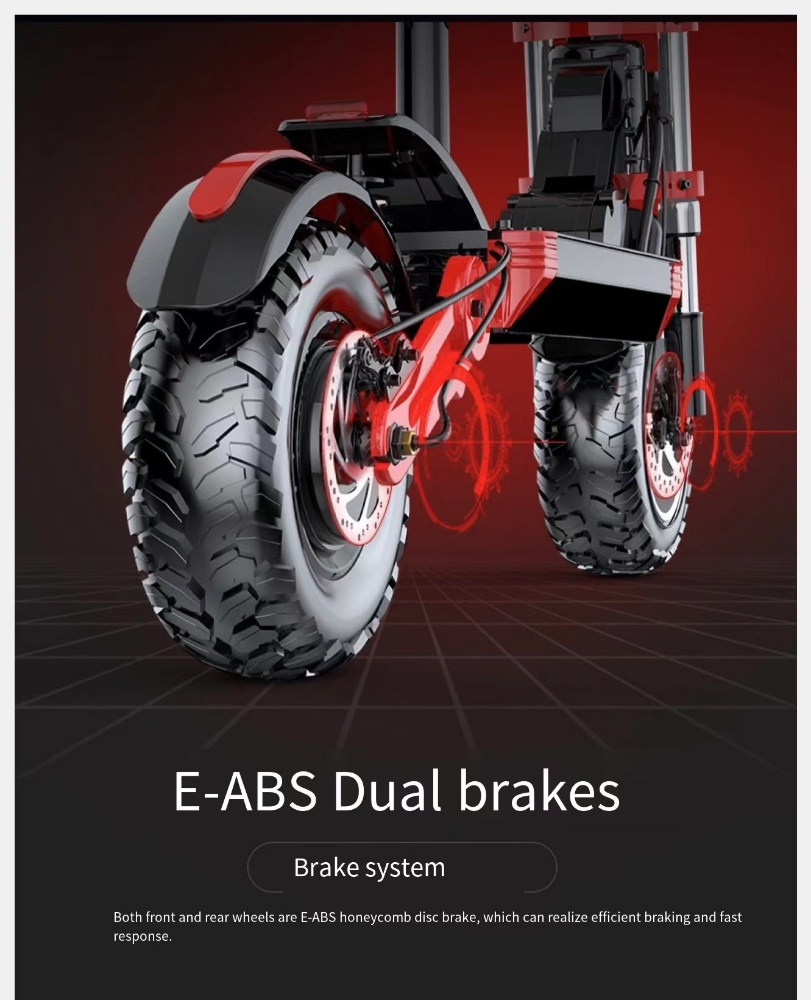 Off-road folding electric scooter - 8