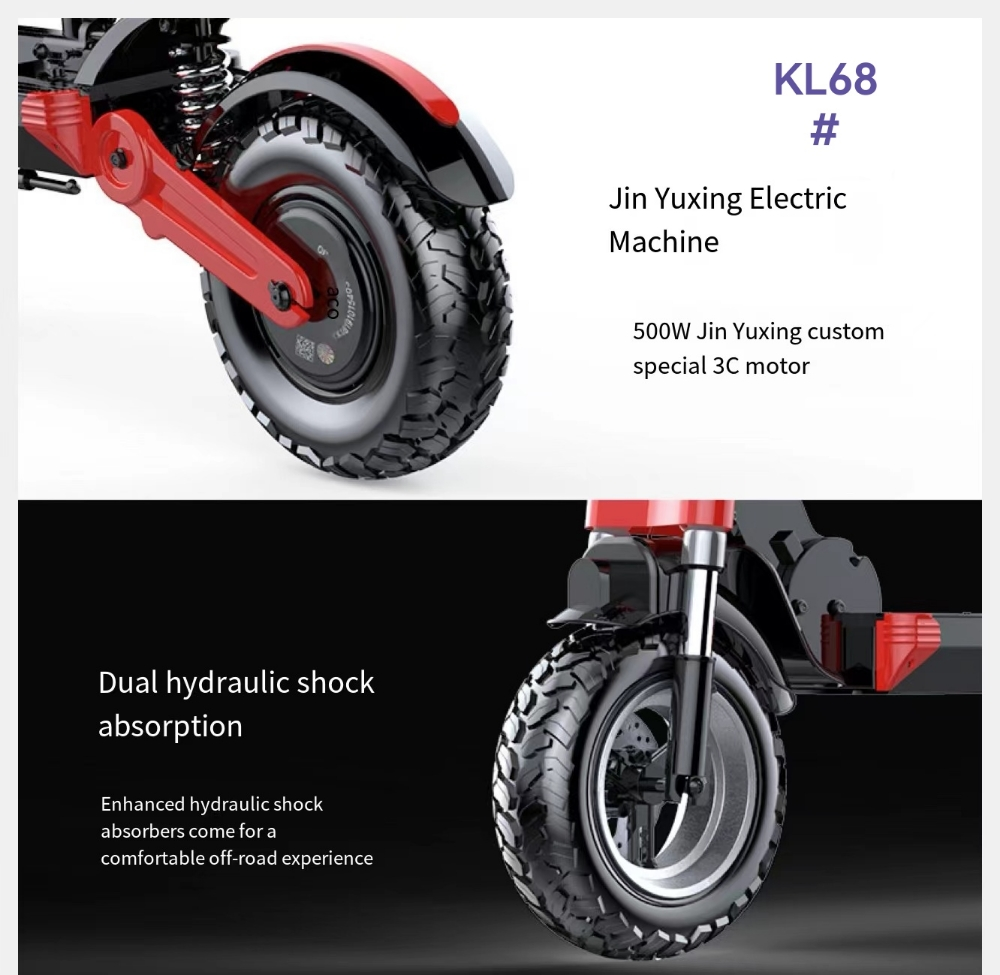 Off-road folding electric scooter - 4