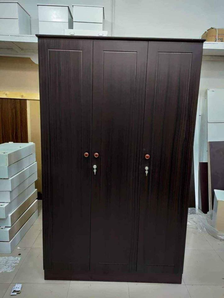 Wood and steel Bed, Cupboard - 13